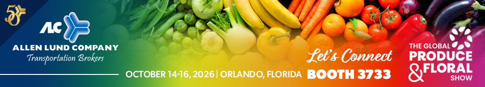 Allen Lund Company - Celebrating 50 Years - Connect with us at The Global Produce and Floral Show - Booth 3733