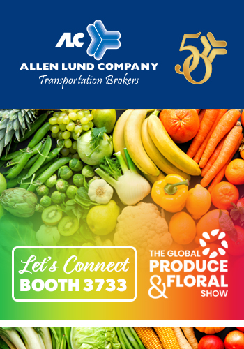Allen Lund Company - Celebrating 50 Years - Connect with us at The Global Produce and Floral Show - Booth 3733