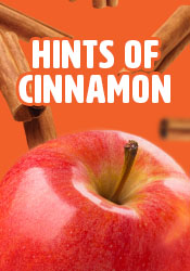 Hints of cinnamon and notes of caramel