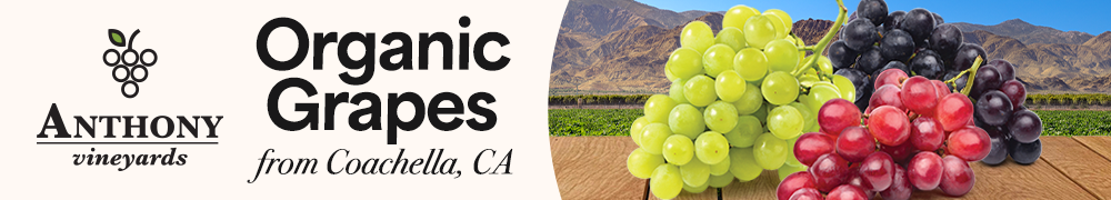 Organic grapes from Coachella, CA