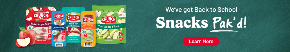 Crunch Pak - Stock up for back-to-school snacking
