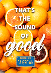 That's the sound of good - California Grown