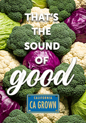 That's the sound of good - California Grown