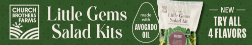 Church Brothers Farms - Little Gems Salad Kits - made with avocado oil - New - Try all 4 Flavors