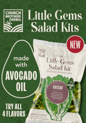 Church Brothers Farms - Little Gems Salad Kits - made with avocado oil - New - Try all 4 Flavors