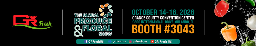GR Fresh - The Global Produce and Floral Show - Booth Number 3043
