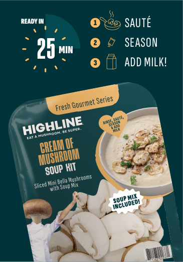 Highline Mushrooms - Cream of Mushroom Soup Kit