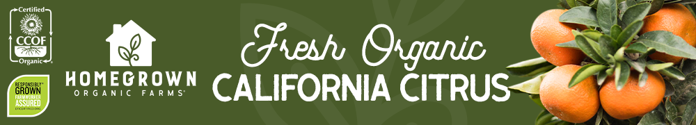 Fresh Organic California Citrus