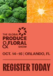 The Global Produce and Floral Show - October 14-16 - Orlando, Florida - Register Today