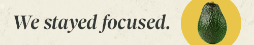 Index Fresh Avocados - We Stay Focused