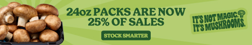 24 oz packs are now 25% of sales