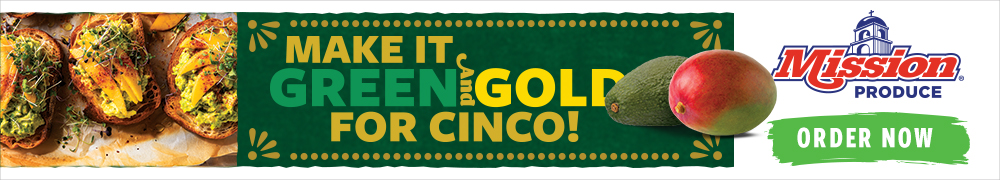 Make it green and gold for cinco!