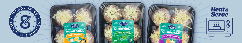 Introducing New Stuffed Mushrooms from Monterey Mushrooms