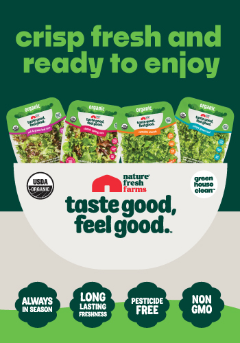 crisp fresh and ready to enjoy