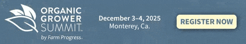 Register Now for Organic Growers Summit