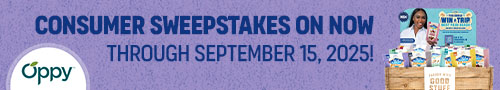 Oppy - Consumer sweepstakes on now through September 15, 2025
