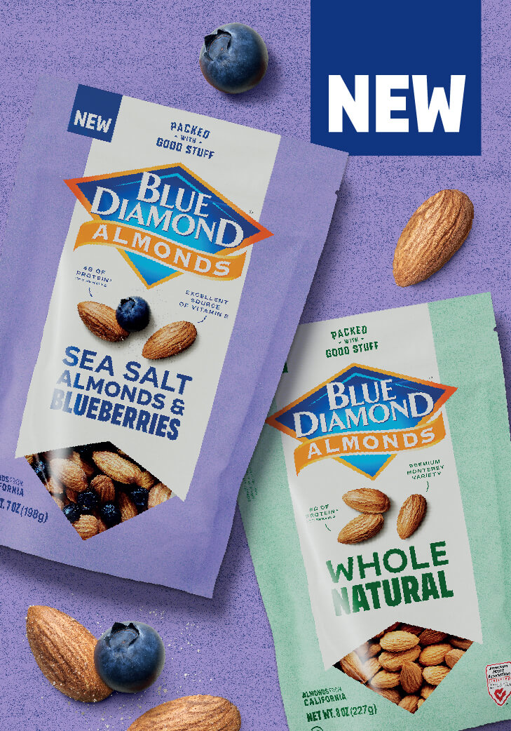 New Blue Diamond Almonds