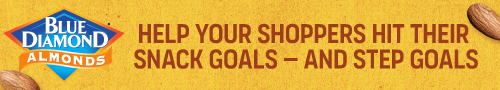 Blue Diamond Almonds - Help your shoppers hit their snack goals - and step goals