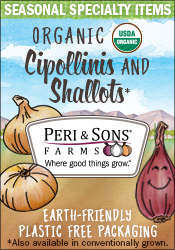 Organic Cipollinis and Shallots from Peri & Sons Farms