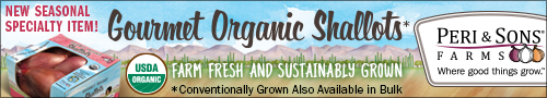 Gourmet Organic Shallots from Peri & Sons Farms