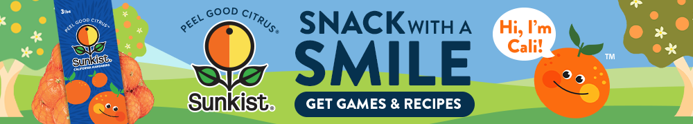 Snack with a Smile with Sunkist Mandarins