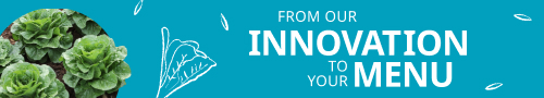 From our innovation to your menu
