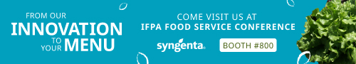 From our innovation to your menu - IFPA Foodservice Booth 800