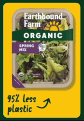 Earthbound Farm Organic - 95 Percent Less Plastic