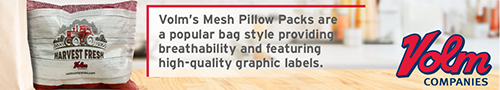 Volm Companies - Volm's Mesh Pillow Packs are a popular bag style featuring high-quality graphic labels