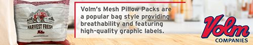 Volm Companies - Volm's Mesh Pillow Packs are a popular bag style featuring high-quality graphic labels