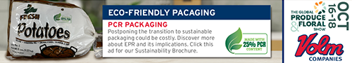 Volm Companies - Eco-Friendly Packaging - PCR Packaging - Visit us at the Global Produce and Floral Show