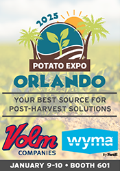 Volm Companies - Your best source for post-harvest solutions - Potato Expo Orlando - Booth 601