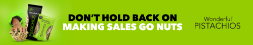 Wonderful Pistachios - Don't hold back on making sales, go nuts