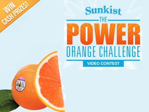 Sunkist The Power Orange Challenge
