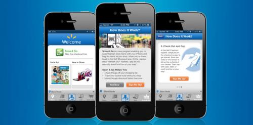 Walmart Tests Scan & Go App - IMAGES