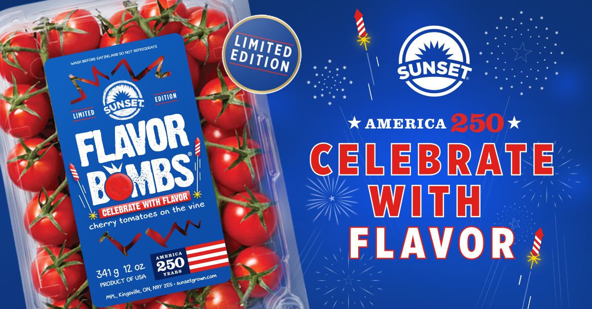 SUNSET® Flavor Bombs® To Feature Stars and Stripes for America's 250th; Paul Mastronardi Comments