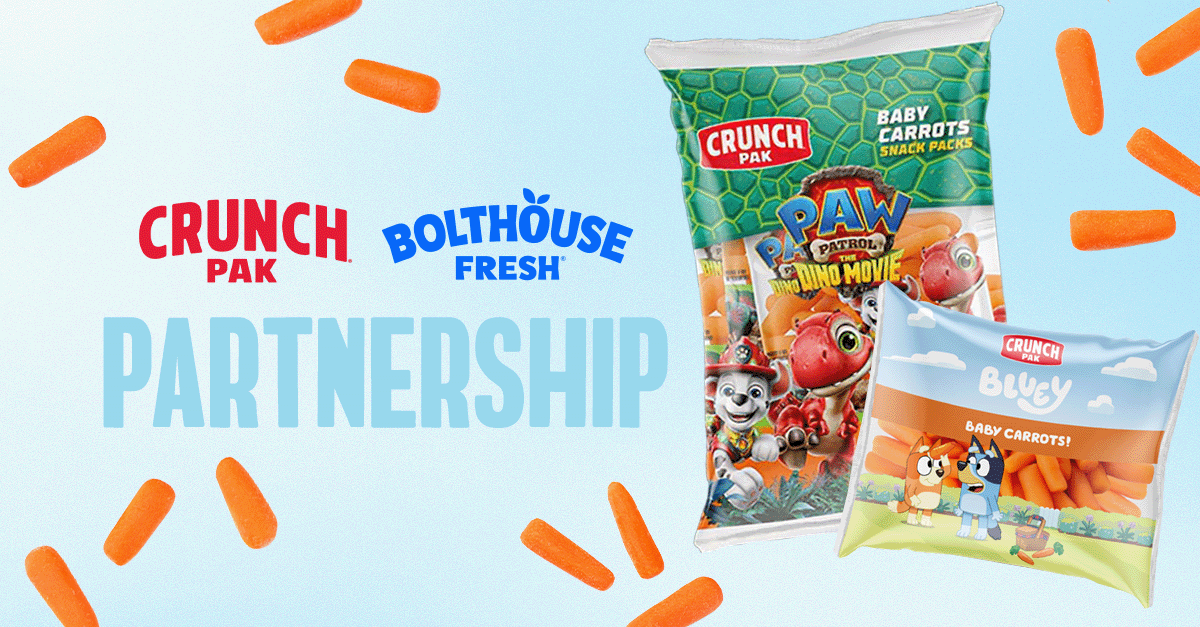 Crunch Pak and Bolthouse Fresh Foods Partner to Launch Licensed Carrot Snack Packs Featuring Popular Family Movie Releases; Jay Zimmerman and Kim St George Share