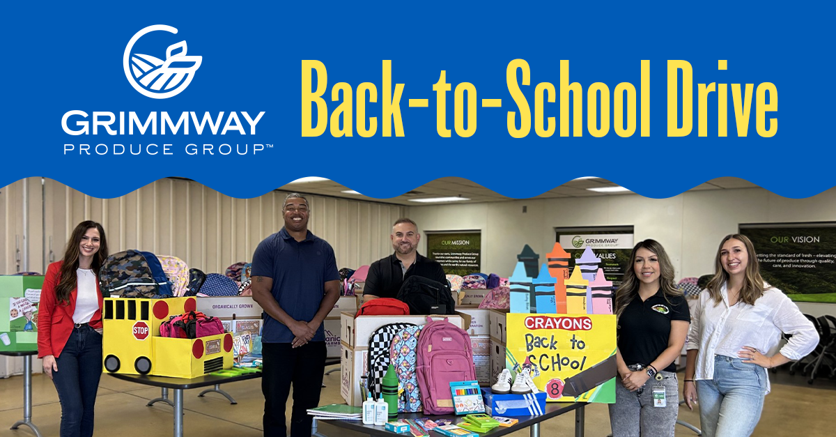 Grimmway Employees Donate More Than 2,400 Backpacks and School Supplies to Local Students Heading Back to School; Dana Brennan Comments