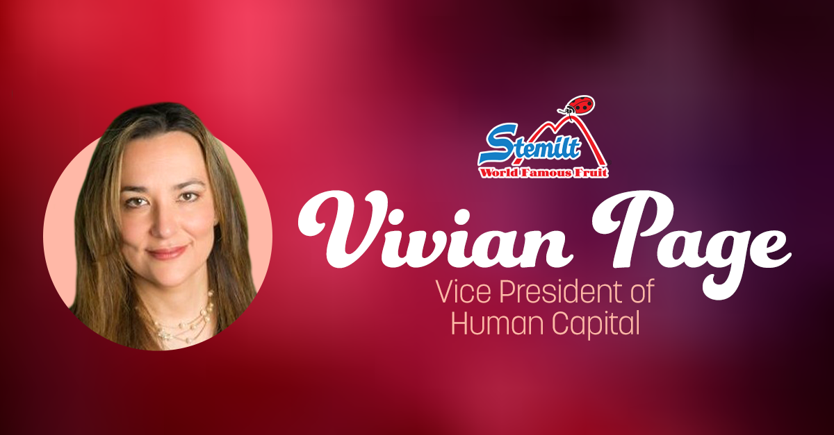 Stemilt Taps Vivian Page as Vice President of Human Capital; West Mathison Comments