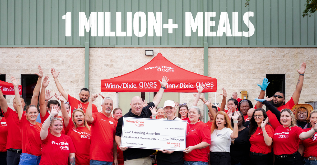 The Winn-Dixie Company Helps Provide More Than 1 Million Meals to Neighbors Facing Hunger During Hunger Action Month; Raymond Rhee Shares