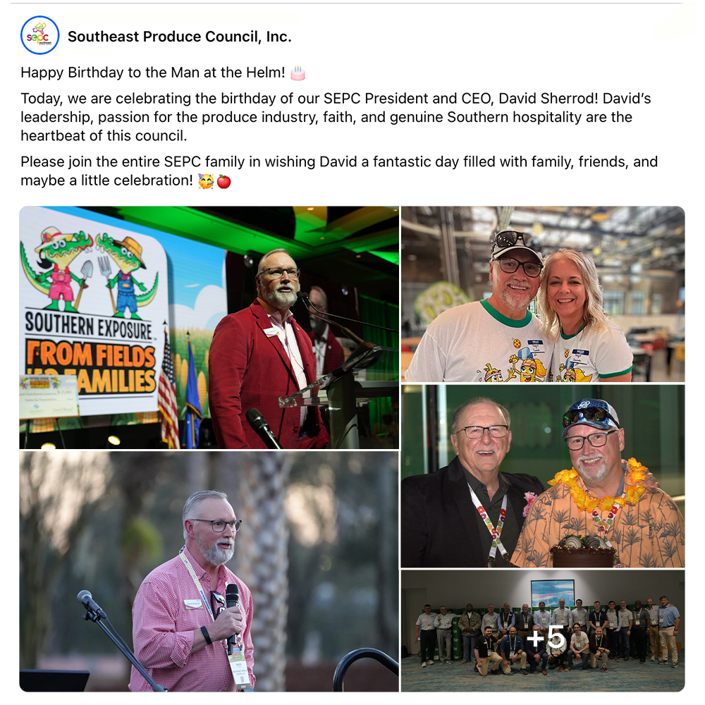 Get social with Southeast Produce Council | March 5, 2026 10:30 AM