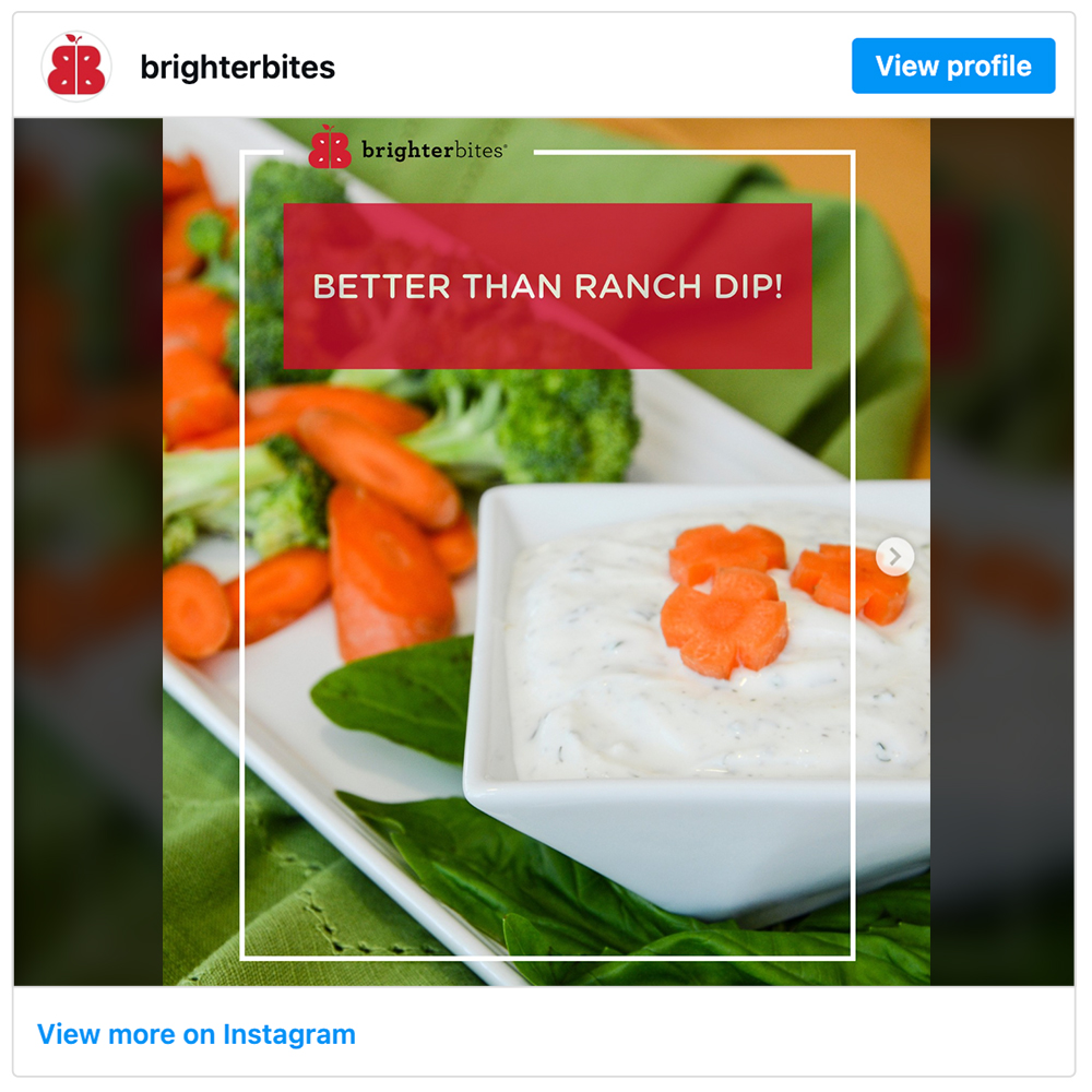 Get social with Brighter Bites | March 9, 2026 10:30 AM