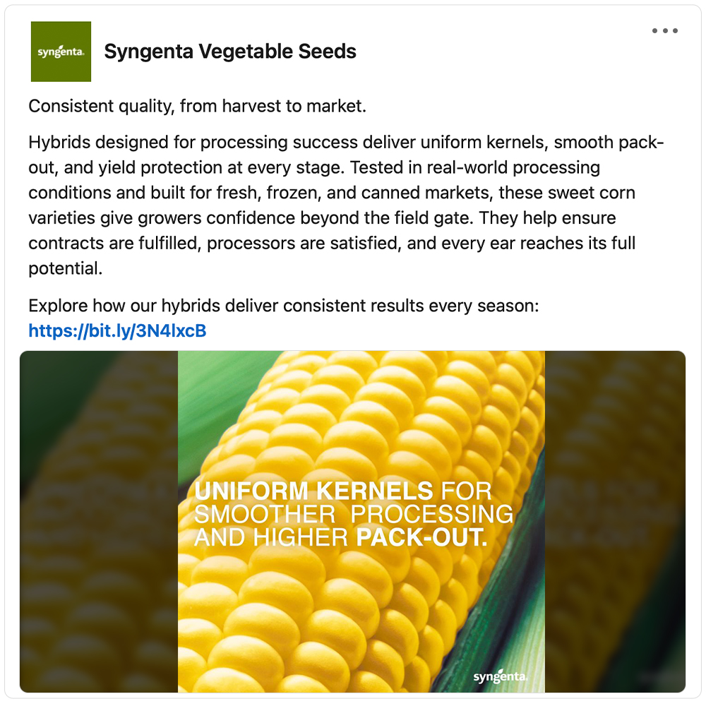 Get social with Syngenta Group | April 13, 2026 5:00 AM