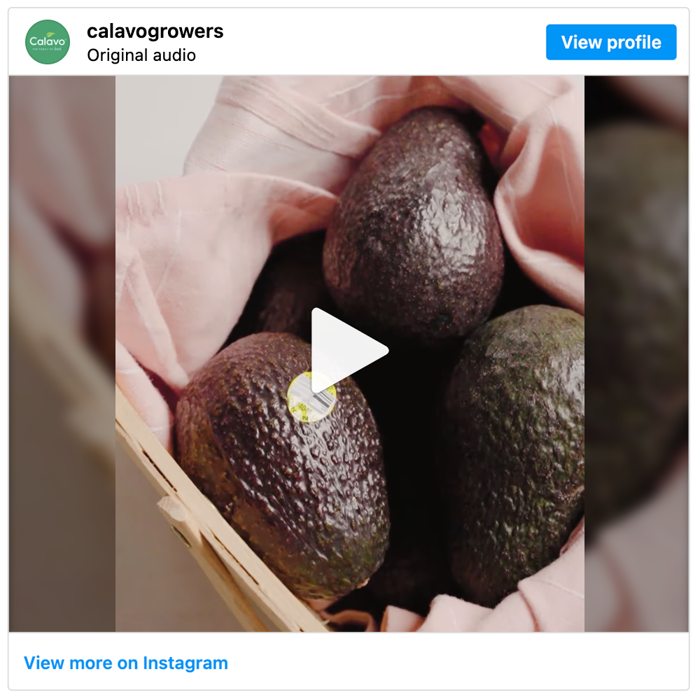 Get social with Calavo Growers | May 1, 2025 5:00 AM