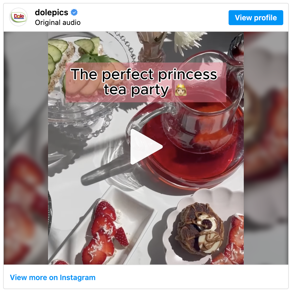 Get social with Dole Food Company | May 2, 2025 10:30 AM