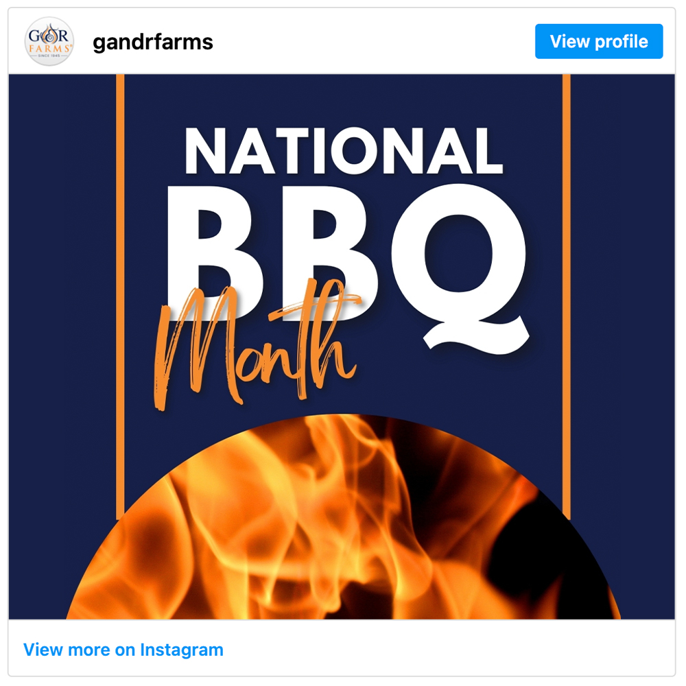 Get social with G&R Farms | May 6, 2025 10:30 AM
