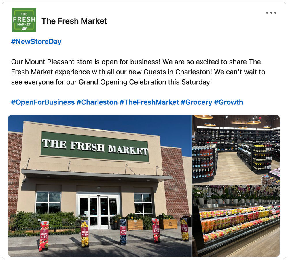 Get social with The Fresh Market | May 7, 2025 10:30 AM