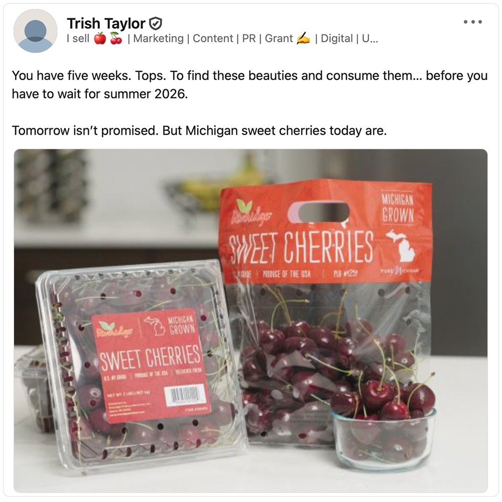 Get social with Riveridge Produce Marketing | August 1, 2025 10:30 AM