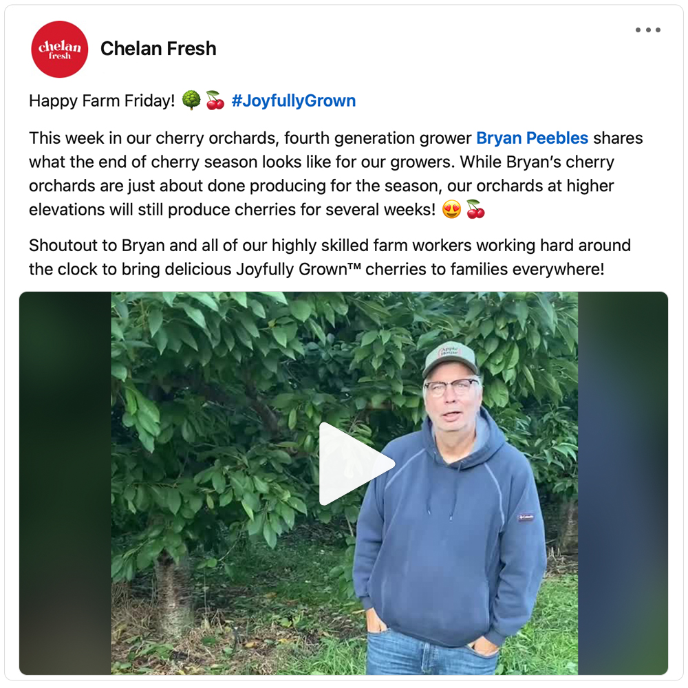 Get social with Chelan Fresh | August 4, 2025 5:00 AM