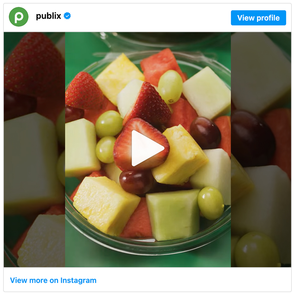 Get social with Publix  | August 19, 2025 5:00 AM
